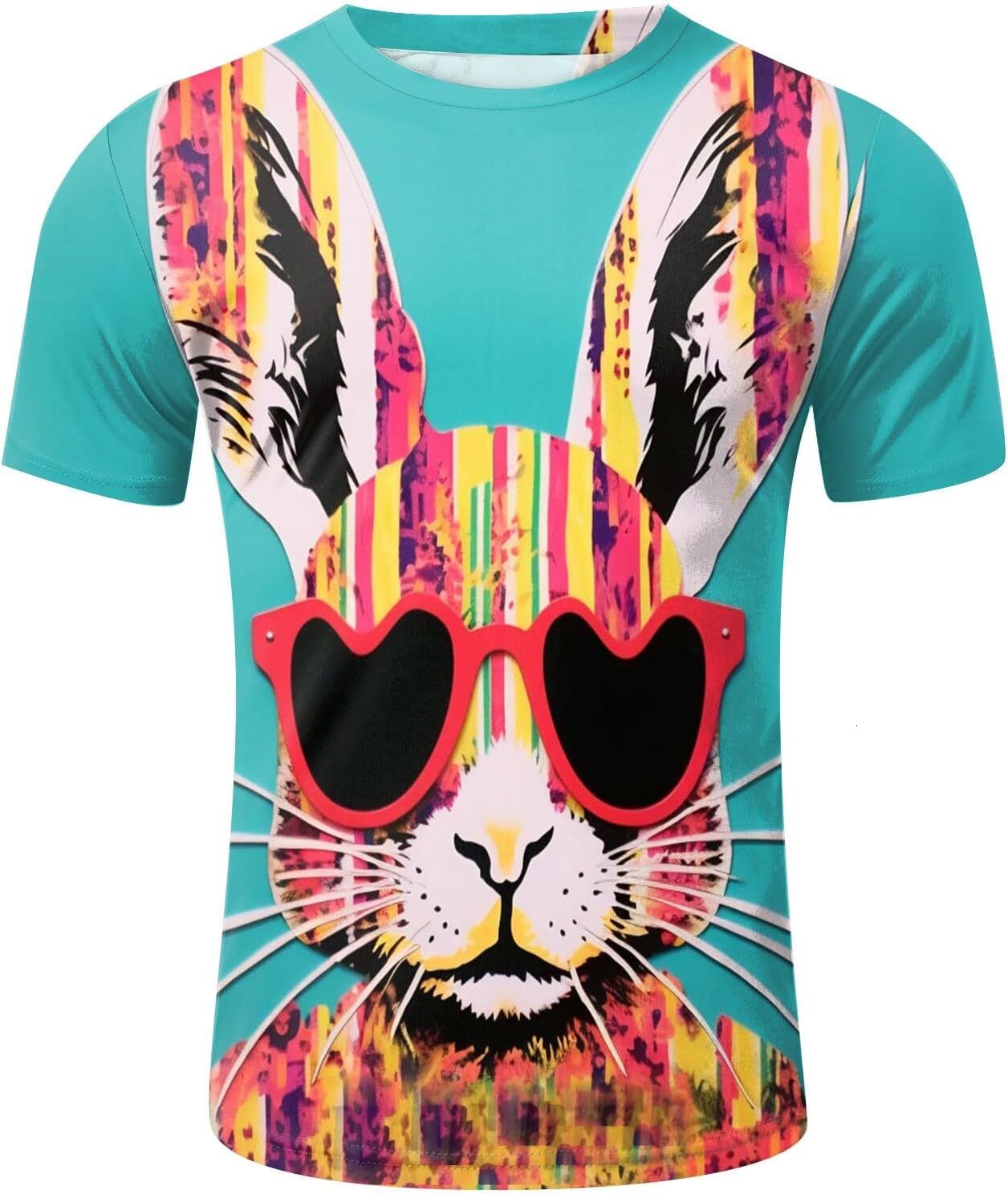 Mens T shirt Easter Fit Pack Mens Digital 3D Printed T Shirt Short Sleeved Shirt Top Lapel Pack T Shirts for Men tee Casual tops summer clothes