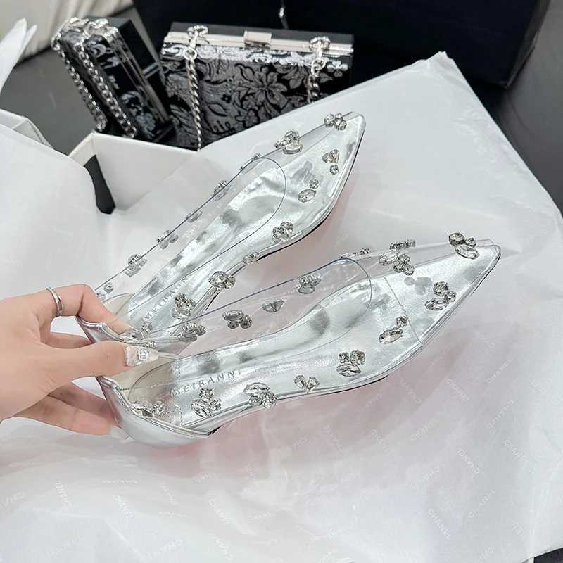 Ladies new 2025 fi pointed shallow mouth Wen shoes simple work wedding shoes large size fashionable cfortable dating shoes Y250306