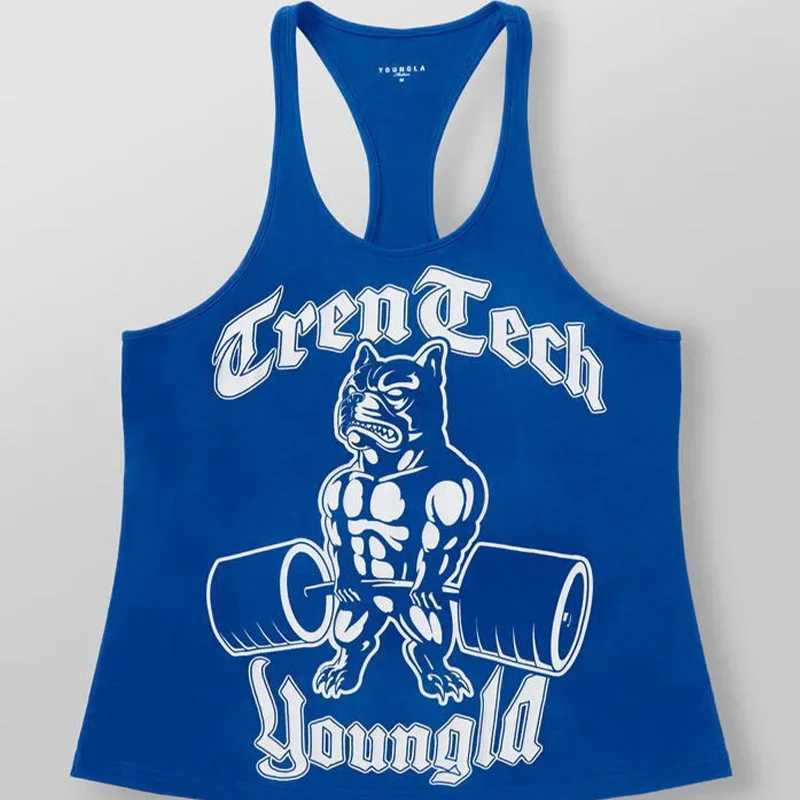 New Gym Tank Top Summer Brand Cotton Sleeveless Shirt Casual Fashion Fitness Stringer Running Vest Men bodybuilding ClothingT250306