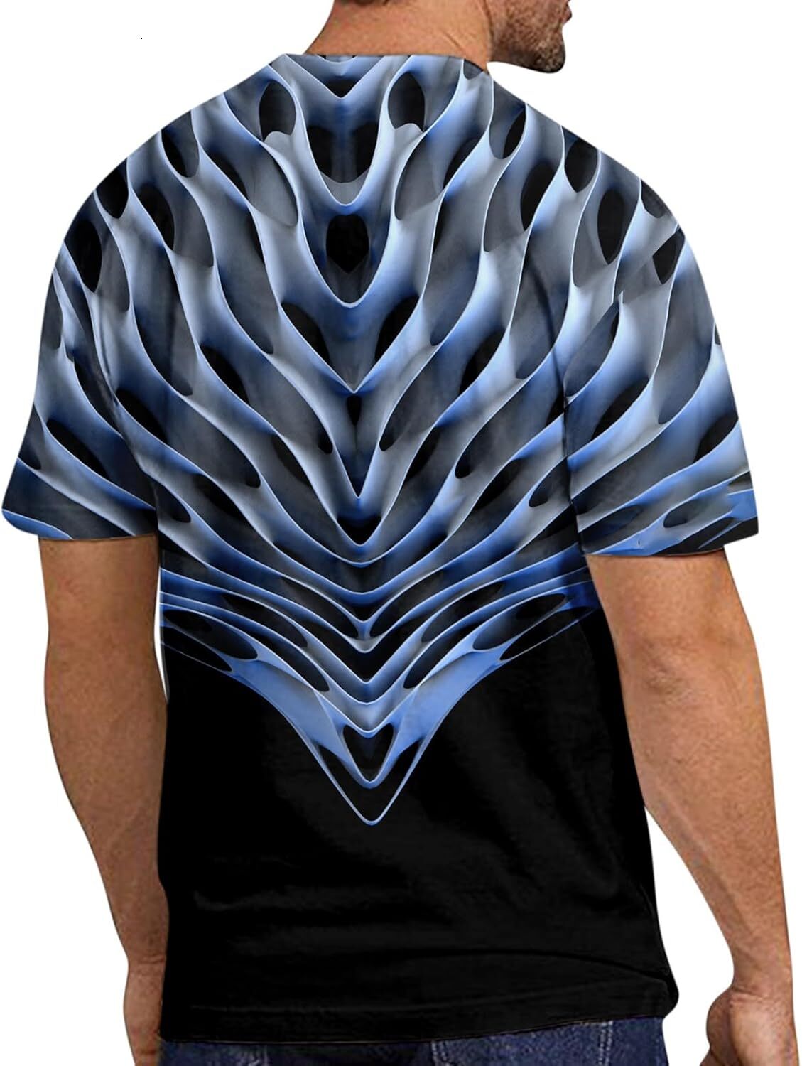 Mens T shirt Men's Funny T Shirts Graphic Tees Casual Summer Short Sleeve 3D Printed Tee Shirt Top, tee Casual tops summer clothes fashion