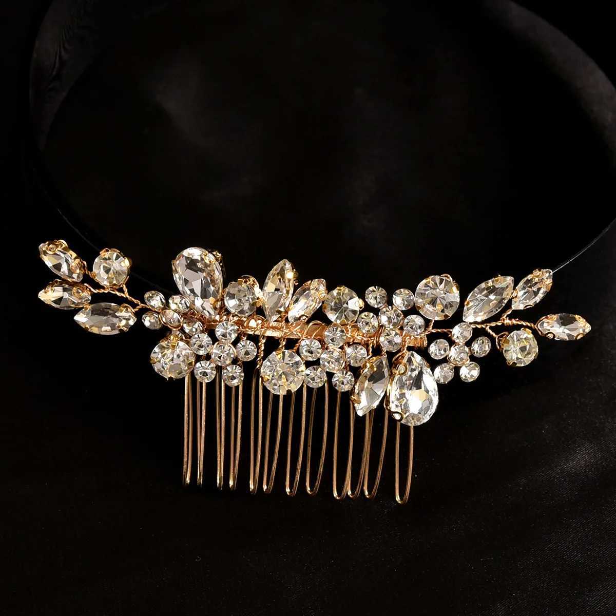Wedding Hair Cbs Hairpins Clips for Bride Wen Girls Hair Jewelry Accessories Bling Rhinestone piece Hair Styling Jewelry X250306