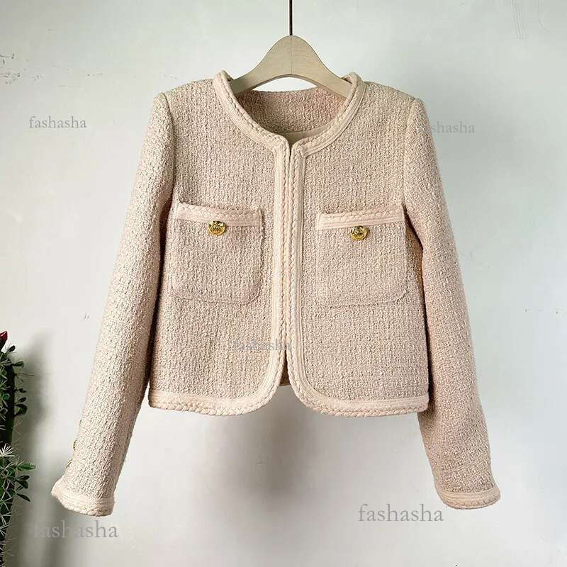 913 XXXL 2023 Milan Runway Autumn Womens Outwear Long Sleeve Crew Neck Coat Button Yellow Pink Fashion Clothes Women