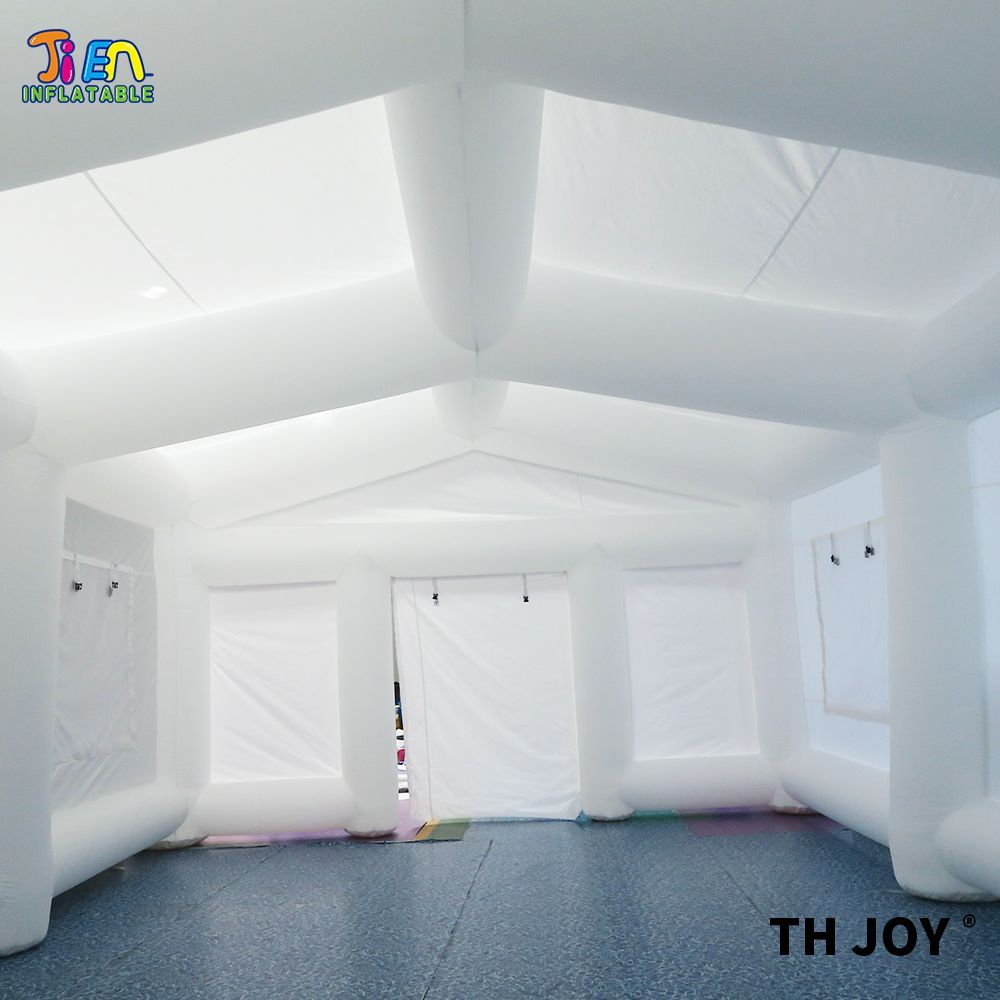 Outdoor activities 10mLx10mWx4.2mH (33x33x14ft) with blower giant Inflatable Wedding Tent outdoor portable White marquee