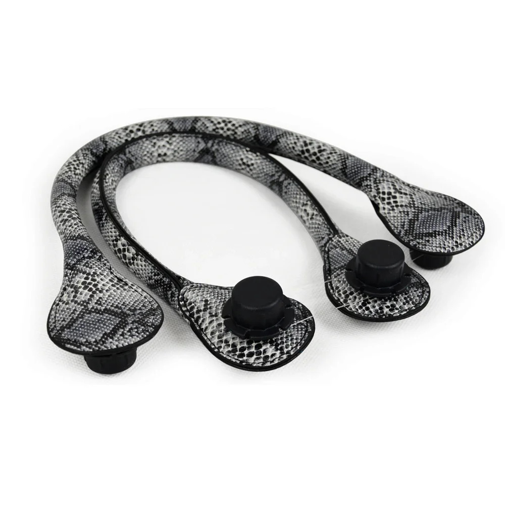 TANQU Long Short Faux Snakeskin Snake skin Handle for Obag PU Leather Straps for O BAG Standard Mini Ochic O Chic Accessoires 250228