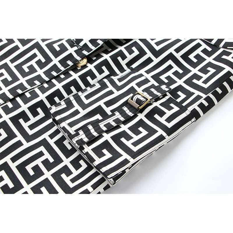 Harleyfashion Trendy Top Quality Loose Design Texture Autumn Winter Long Trench Coats For Women