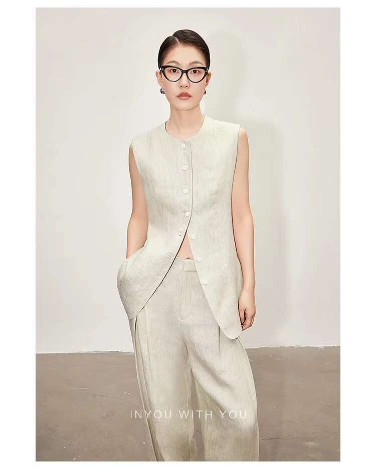 Summer New Fashion Long Sleeved Suits For Women Blue Beige Pants Office Ladies Suit Jacket Coats Blazer Sets
