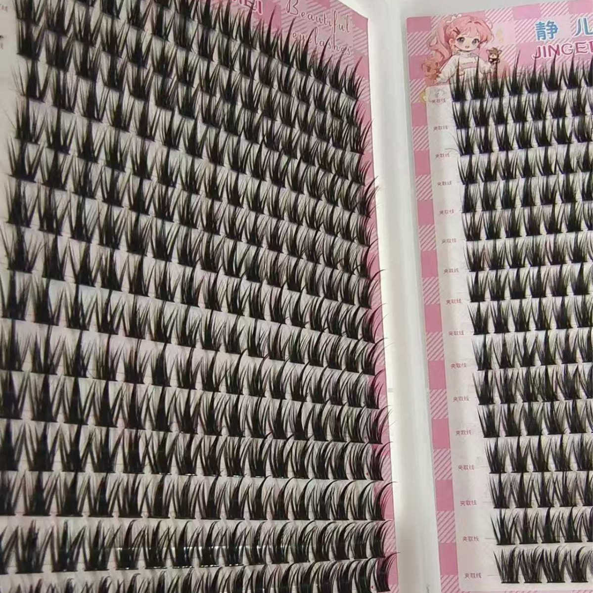 32 rows 512 clusters large capacity lazy people must novice mixed wheat eyelashes book female natural simulation eyelashes CL240713