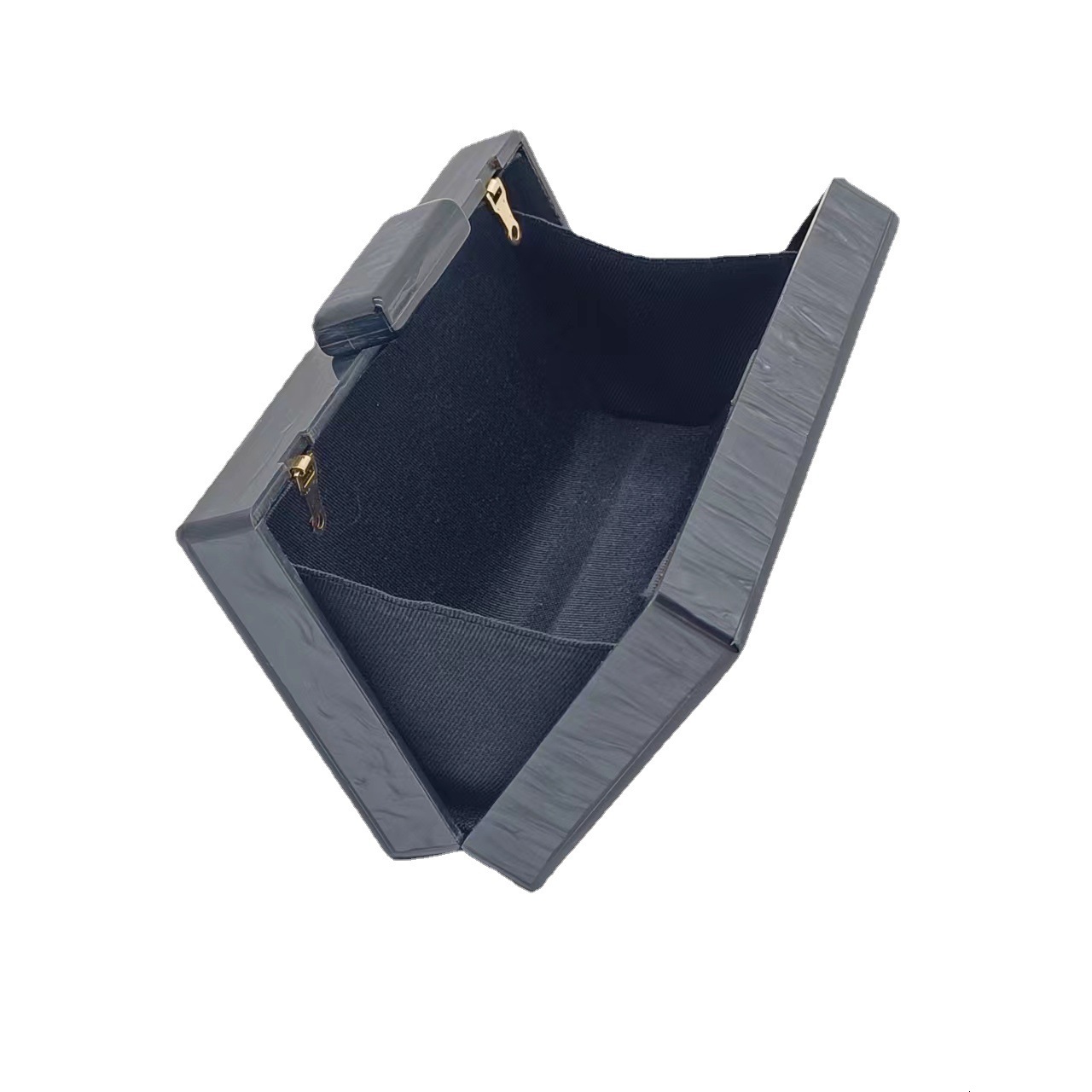 Diagonal Cross Colorful Striped Splicing Fashionable Versatile Acrylic Bag Pearl Dinner Handbag Rhinestone Acrylic Clutch Clear Evening Bag For Weddin