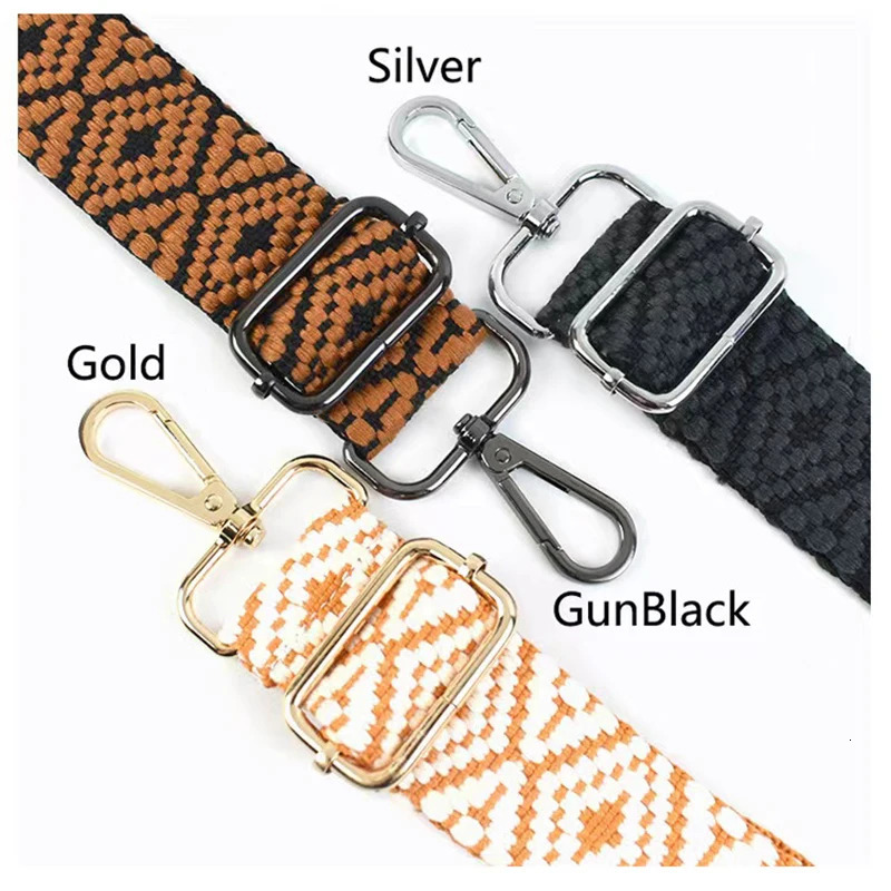 Adjustable Bag Strap Woman Purse Straps for Crossbody Messenger Shoulder Bag Accessories Adjustable Embroidered Belts Straps 250228