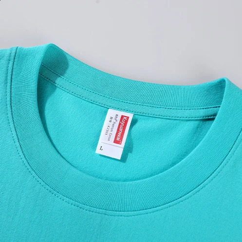 Customized Printed Leisure T Shirt Tee DIY Your Own Like Po Or White T-shirt Fashion Custom Mens Tops Tshirt 250305