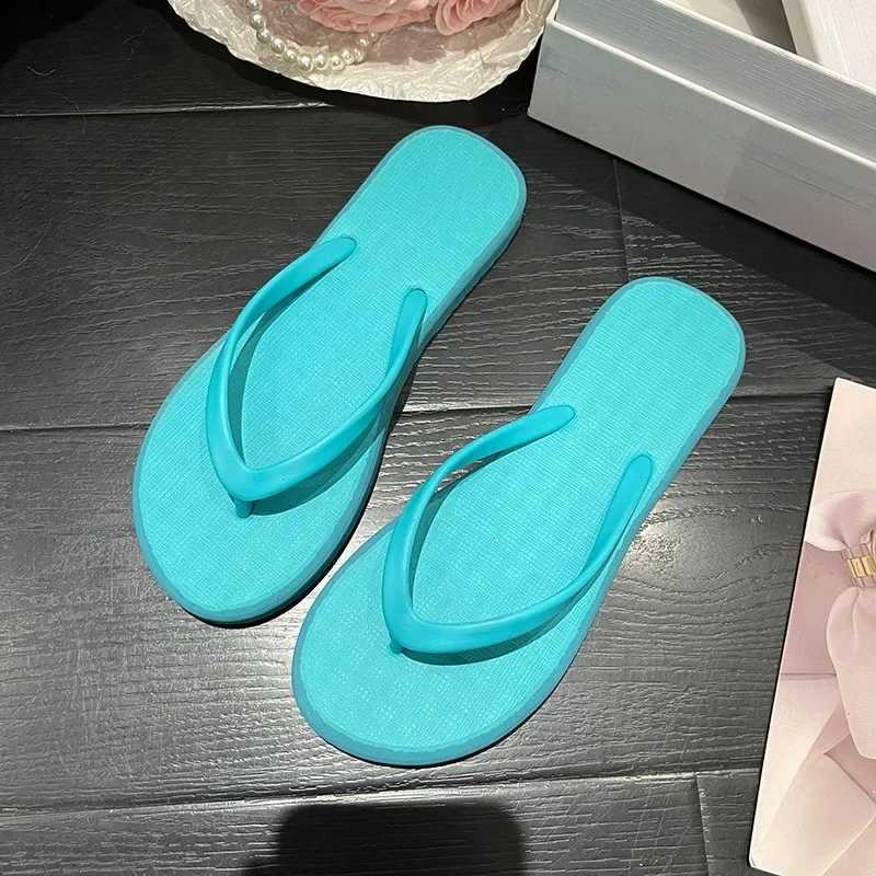Beach sandals summer flip cotton slippers cute candy color indoor flat shoes mens beach N-slip soft sole Y250306