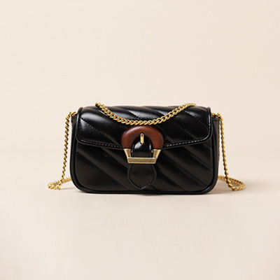 2025 New Fashionable Light Luxury Summer Women's Multi Functional Small Fragrant Embroidery Thread Chain Design Oblique Mini Bag