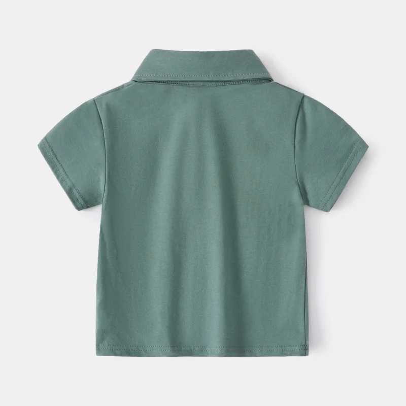 100Cotton Polo Shirt Kids Basic White Black Polos T Shirts Green Boy Girl Toddler 1 to 2 3 4 5 6 7 Years Summer Children ClothesT250306