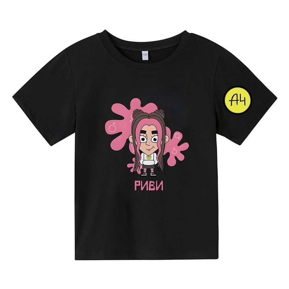 Cute 4 Print Childrens Tshirt a4 Cartoon Short sleeve T Shirt For Kids Summer Boy Clothes Casual Vest TeesT250306