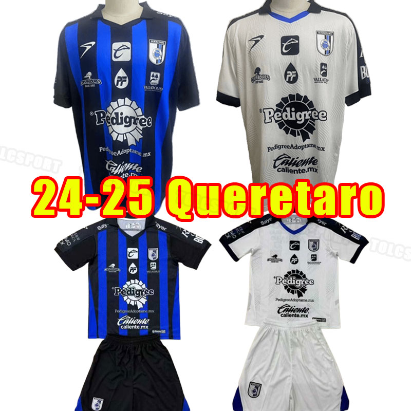 2024 Queretaro FC Soccer Jersey - Polyester Men's Short Sleeve Breathable Sports Football Shirt - Home Away Kits - Wholesale & Drop Shipping Available