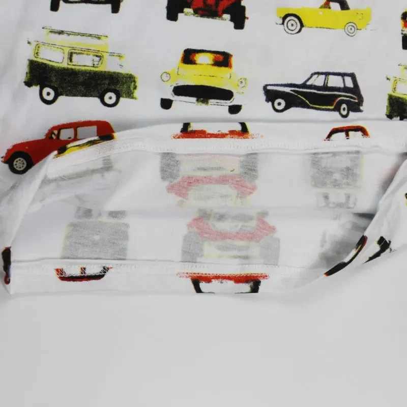 New Baby Boys T Shirt Cotton Car Printed Top Tees For Boy Kids Brand Shirt Tops Children Outwear Baby 2024 Summer ClothingT250306