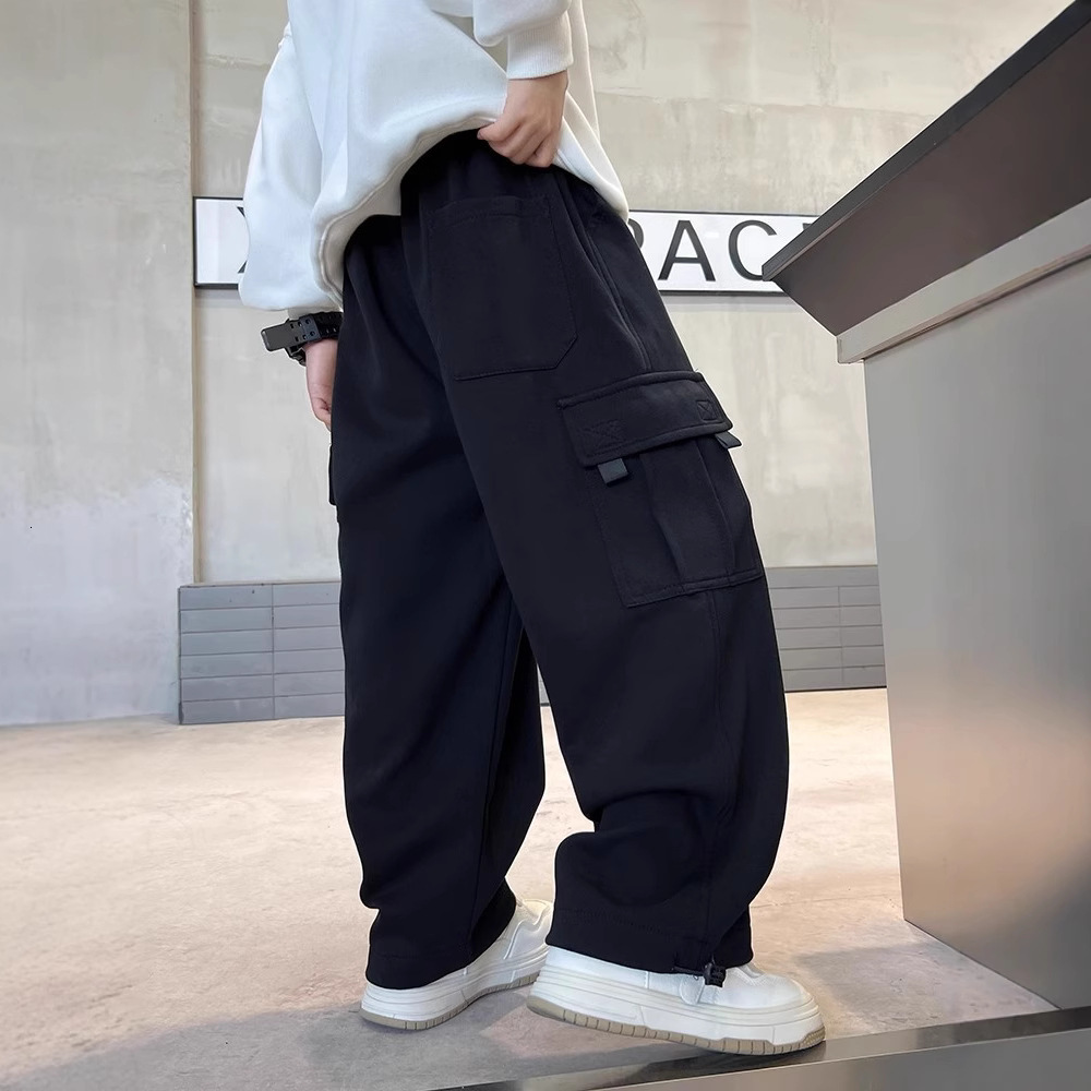 Ddmyshoesvip Boys Pants For Spring Autumn New Style Red And Handsome Children S Clothing Casual Sports Work Pants Big Boys Autumn Clothing