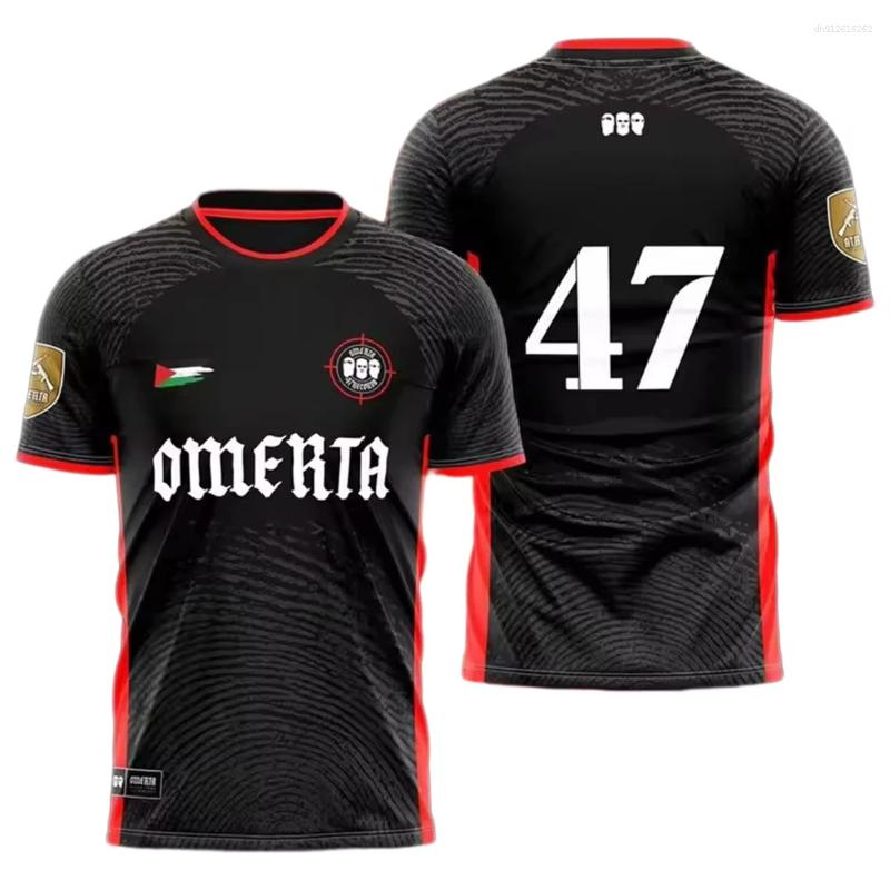 Men's Tracksuits Omerta Boxing Fans Summer 3D Print 47 Outdoor Sportwear Breathable Short Sleeve T-Shirt Clothes Men