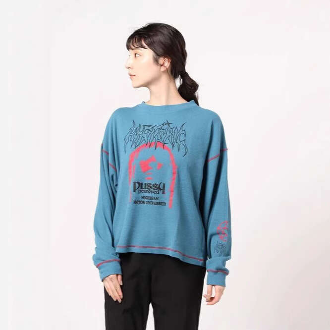 Autumn winter new fun niche unisex casual loose and versatile round neck trendy hoodie