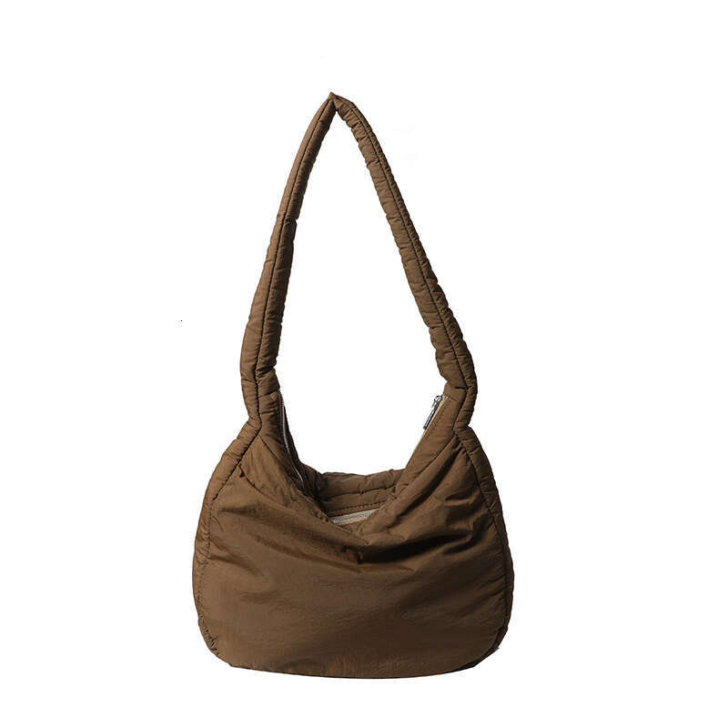 Solid Color Nylon Women's New Korean Version Simple Large Capacity Shoulder Versatile Casual Crossbody Bag