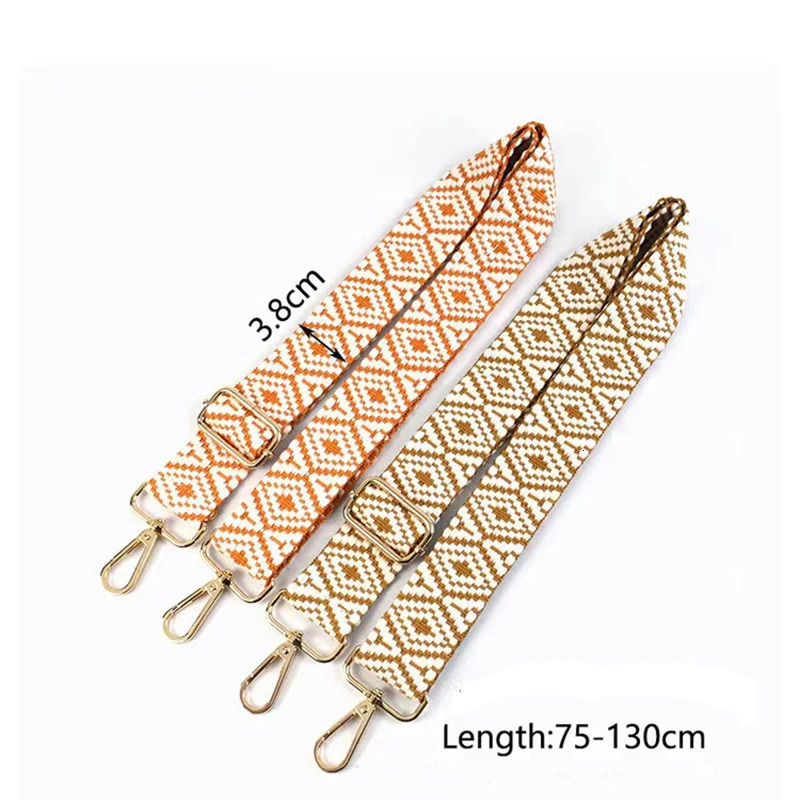 Adjustable Bag Strap Woman Purse Straps for Crossbody Messenger Shoulder Bag Accessories Adjustable Embroidered Belts Straps 250228