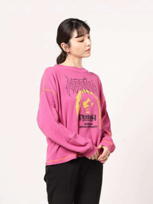 Autumn winter new fun niche unisex casual loose and versatile round neck trendy hoodie