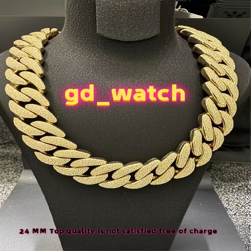 24MM Moissanite Cuban chain DESIGNERS Pendant vvs3 Iced Top quality Fashion first choice Free delivery