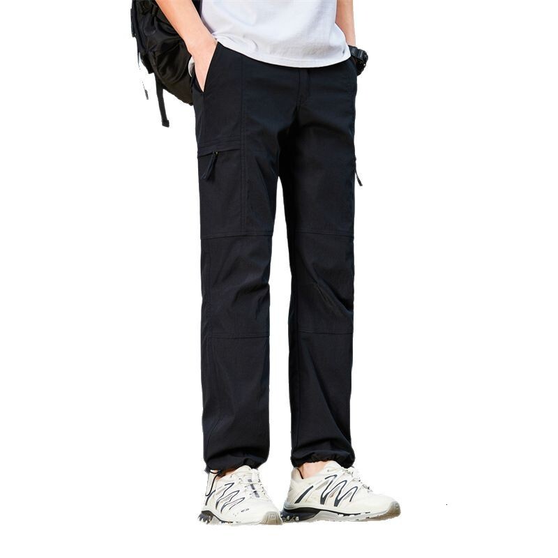 tracksuit Mountain style thin assault women, sports and casual quick drying multi pocket work pants, straight leg oversized hiking pants for men