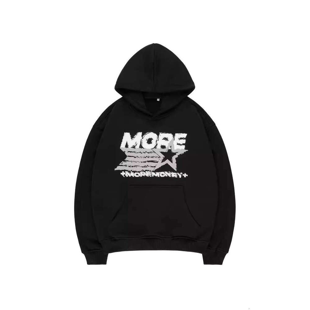 Sweatshirt graffiti printed pattern long sleeved pullover hooded sweatshirt jacket trendy outfit