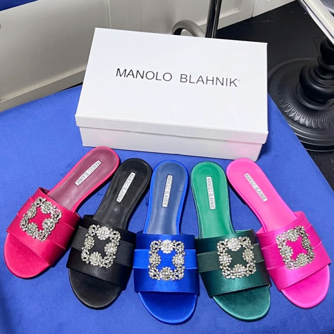 DHgate Flat Heel slide Rhinestones Sandal Womens Designer Slipper Summer Pool sliders crystal diamond Shoe Luxury walk Casual Beach Run Leather Sandale