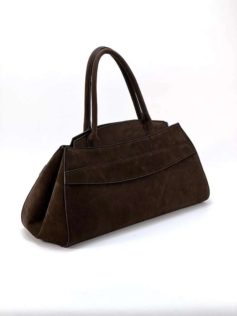 Autumn And Winter Versatile Fashionable Suede Retro Wing Large Capacity Shoulder Tote Handbag New Design Women's Bag
