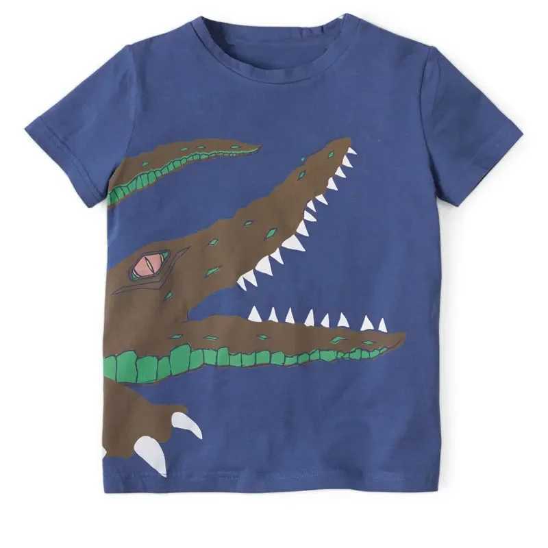 New Baby Boys T Shirt Cotton Car Printed Top Tees For Boy Kids Brand Shirt Tops Children Outwear Baby 2024 Summer ClothingT250306