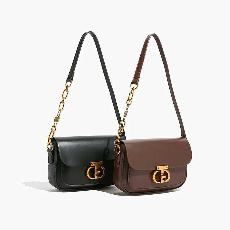 Large capacity retrofashion bag for women easiest for matchnew arrival maillard small square bag texture niche style bag Y250306
