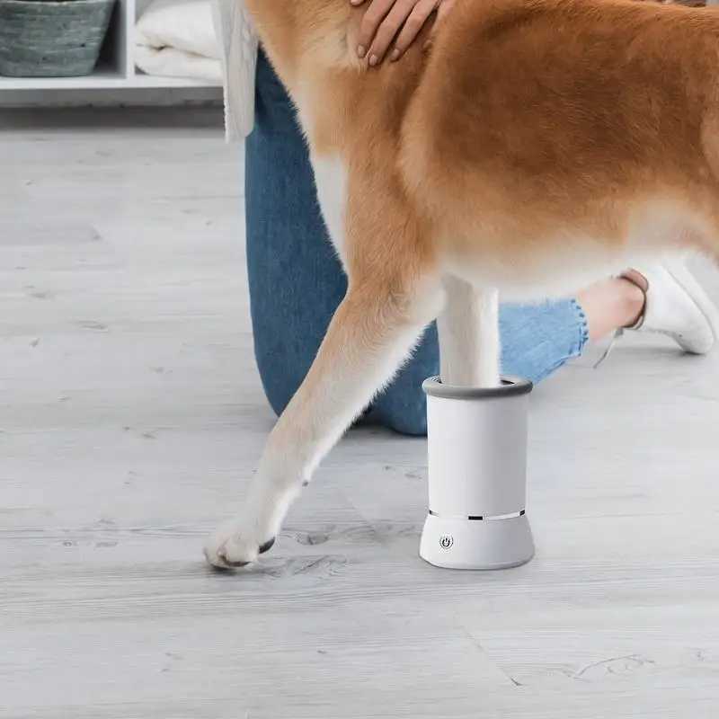 Fully automatic intelligent pet foot cleaning cup low noise fast cleaning USB charging foot electric dog paw pet cleaning M250306