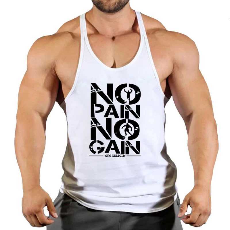 Gym Top Men Mens Vest Fitness Vests Bodybuilding Shirt Singlet Clothes Clothing Sleeveless Sweatshirt Man Muscular T-shirtsT250318