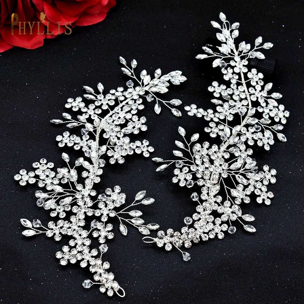 A426 Wedding Bridal Styling Barrette Letter band Rhinestone Crystal piece Wedding Accessories for Wen Pageant Crowns X250306