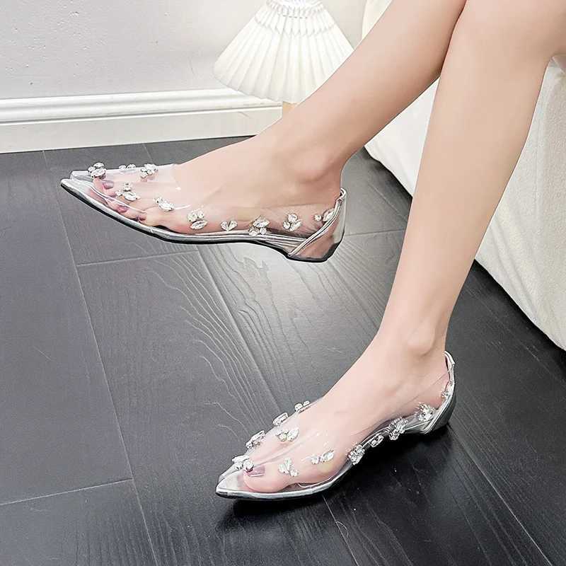 Ladies new 2025 fi pointed shallow mouth Wen shoes simple work wedding shoes large size fashionable cfortable dating shoes Y250306