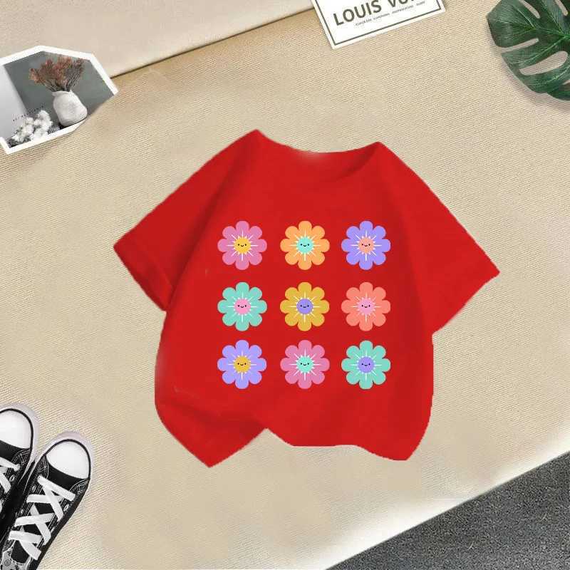 Childrens Short Sleeve T-shirt for Girls New Summer Girls Fashion Summer Jacket Casual Half Sleeve ClothesT250306