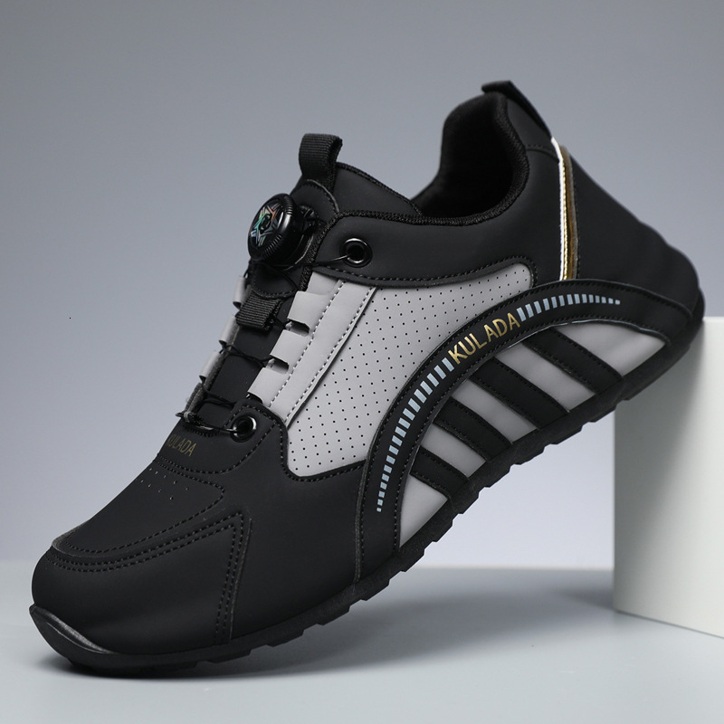 Men's Shoes Trend 2025 New Shoes Men's Rotating Button High end Running Shoes Men's Versatile Sports Breathable Dad Shoes