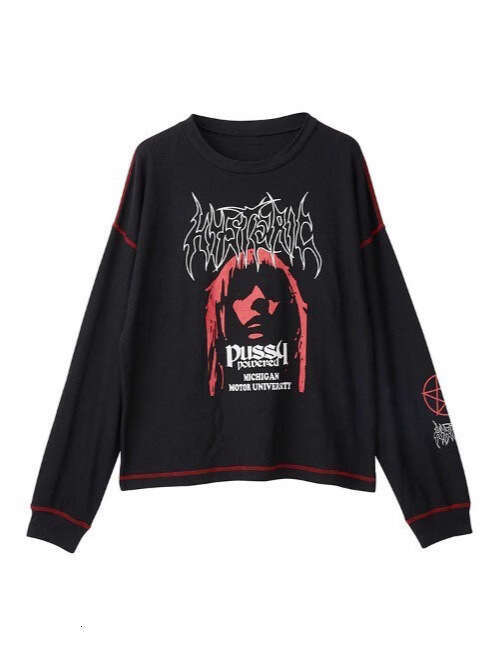 Autumn winter new fun niche unisex casual loose and versatile round neck trendy hoodie