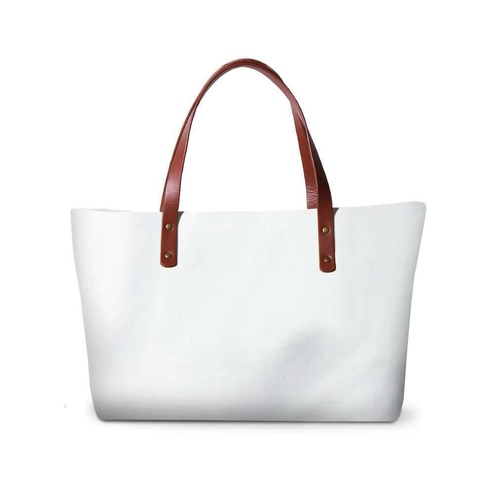 Women Custom Name Totes Bags Blank DIY Paint Printing Fashion Design Handbag Ladies Beach Bag Neoprene Shoulder Top-Handle