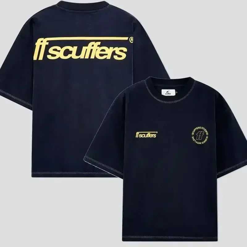Harajuku Scuffers Short-sleeved Womens Sweatshirt Gothic Korean New Gothic Oversized T-shirt Street Top Trash Y2k Clothes X250306