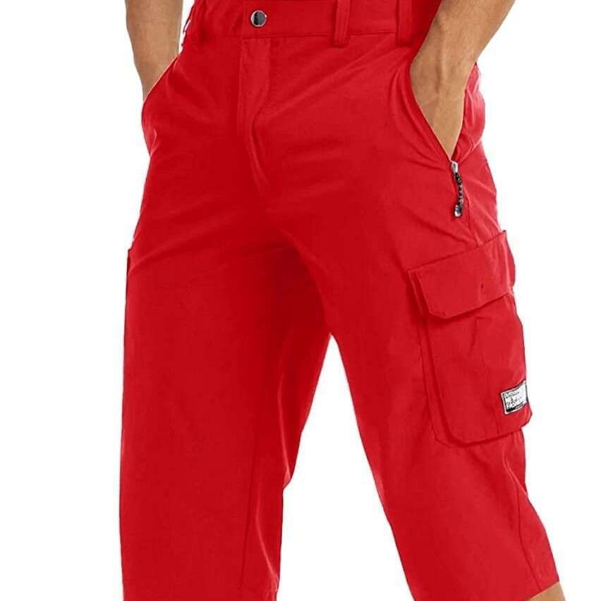 Hot selg products, five point beach pants, summer casual, loose, refreshing, breathable sports pants for men, 2025 new casual fashion trend clothing