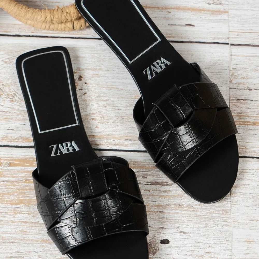 Cross border plus size 2025 summer new wens slippers for foreign trade cross flat cool simple and versatile slippers Y250306