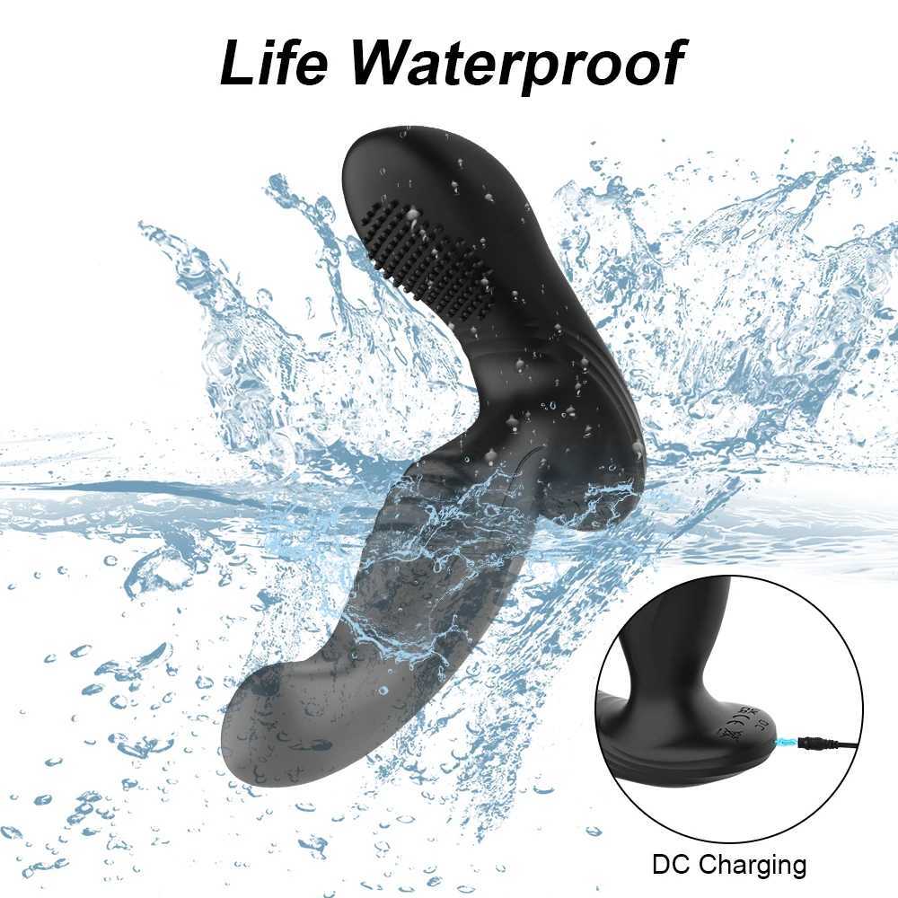 Male prostate massager swinging anal vibrator for male application control swinging hip plug around Scrotum stimulator for couples sex toysXJ250306