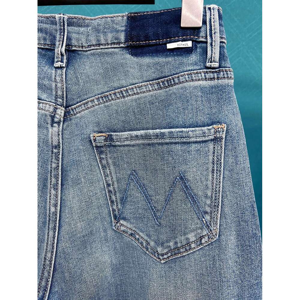 2025 Loose Retro Denim Pants High-Waisted Slightly Flared Jeans Vintage 90S Trousers Korean Clothes