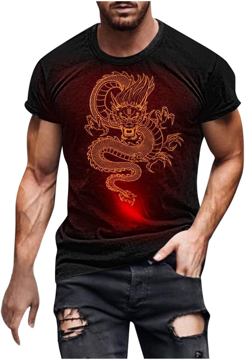 Mens T shirt Shirt 3D Print Novelty Anime T-Shirt Fashion Short Sleeve Tee for Men and Women Graphic Crew Neck. tee Casual tops summer clothes cool