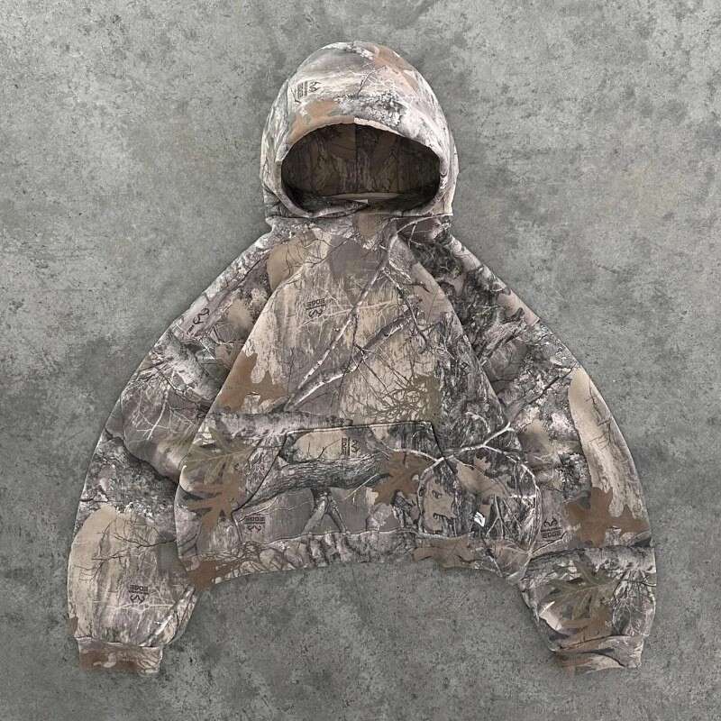 7.12 American retro men, loose and niche zipper hooded sweatshirt for wearing outside, stylish top, 2025 new casual fashion trend clothing