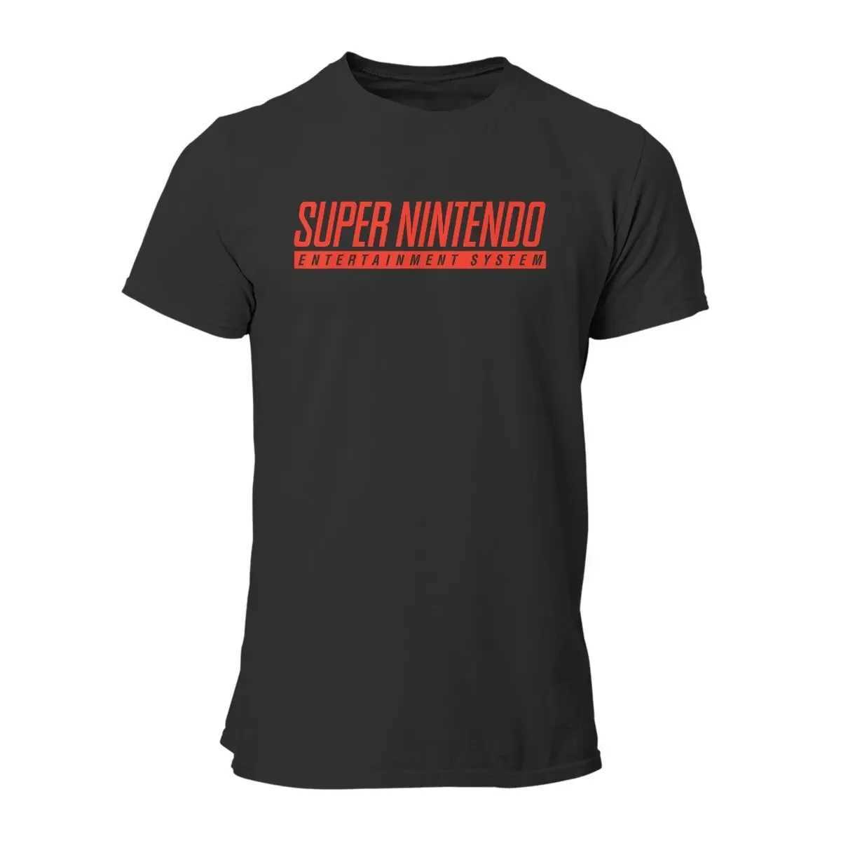 2024 Super Nintendo Entertainment System Classic T-Shirts Mens Leisure Cotton Tee Shirt Round Neck Short Sleeve T Shirt Gift X250306