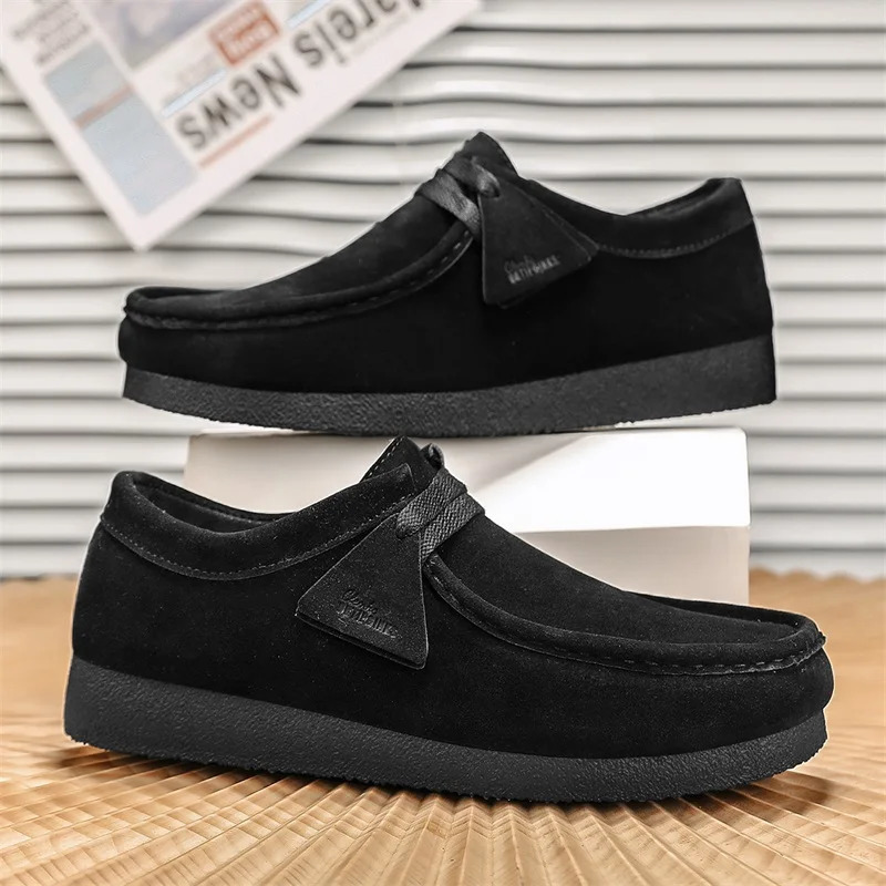 Mens trendy foot on fashionable casual shoes outdoor versatile plus size comfortable thick soled mens shoes 250228